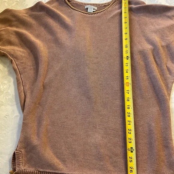 Carbon 2 Cobalt 100% Cotton Pullover Cable Knit Sweater Mens Size Medium - Picture 4 of 9